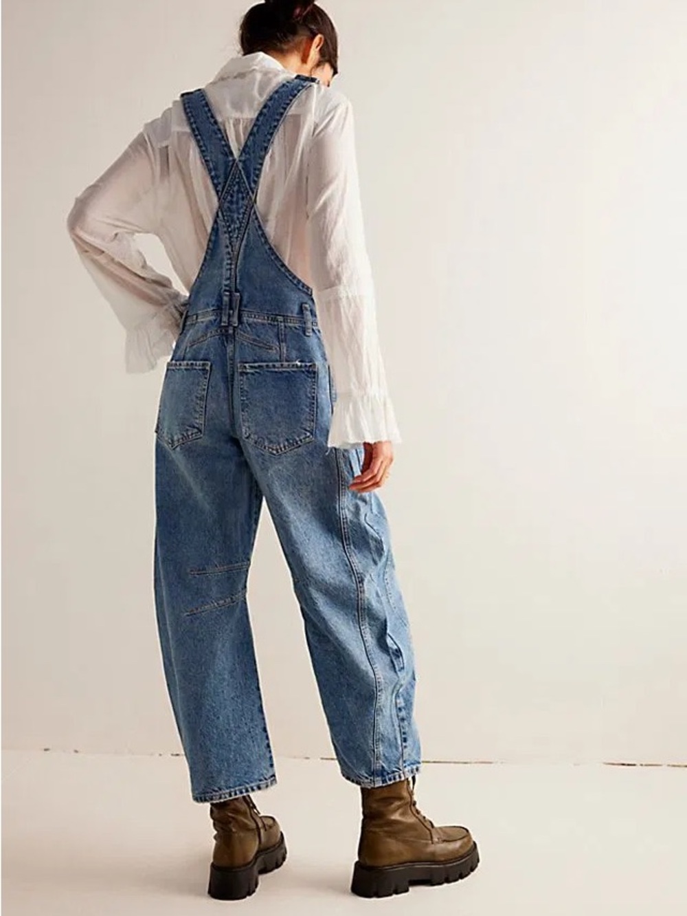 We the free “lucky you” barrel overalls